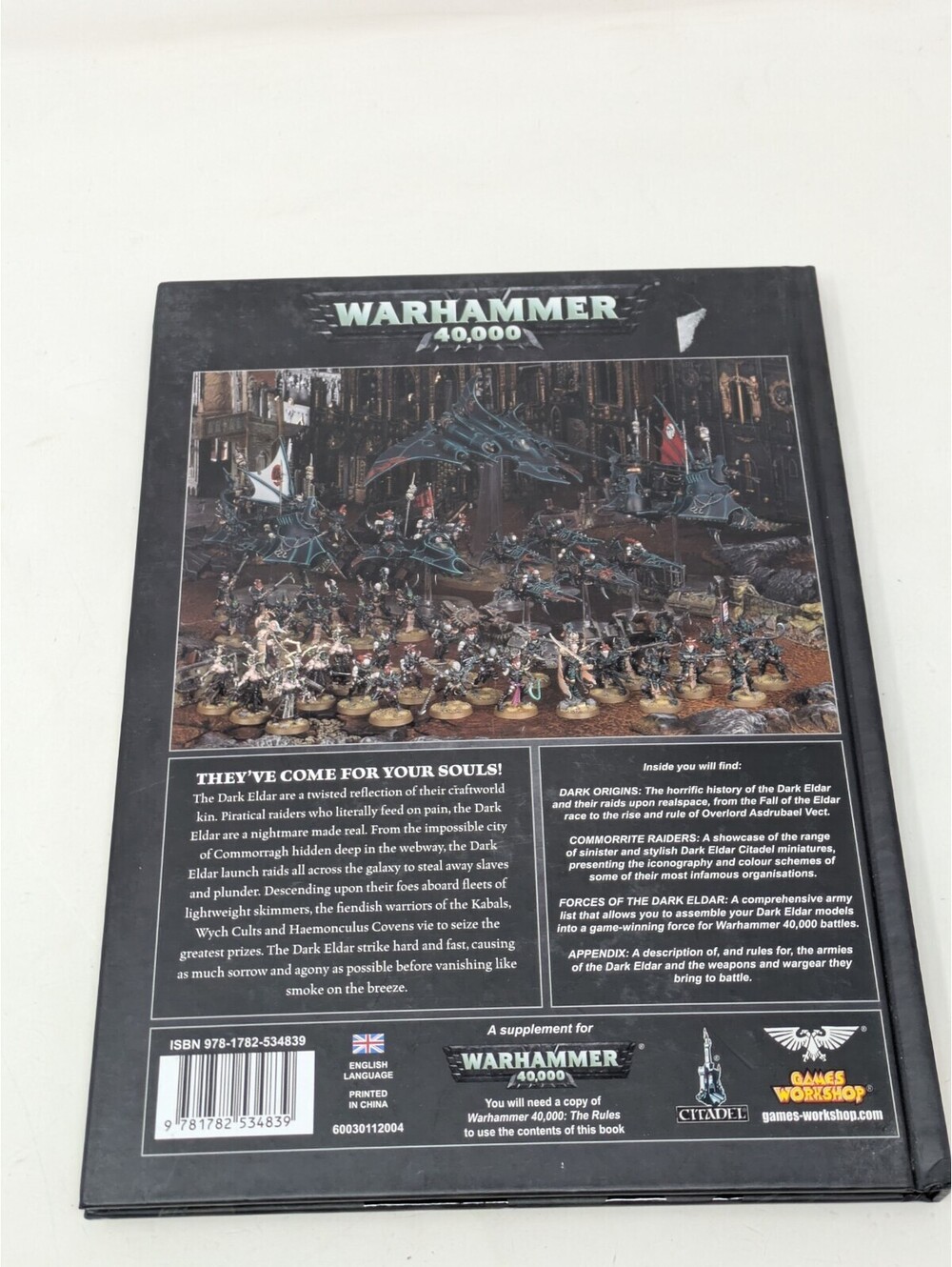 Warhammer 40k Codex Eldar 2012 Hardcover Book Games Workshop 6th Edition - Picture 2 of 4